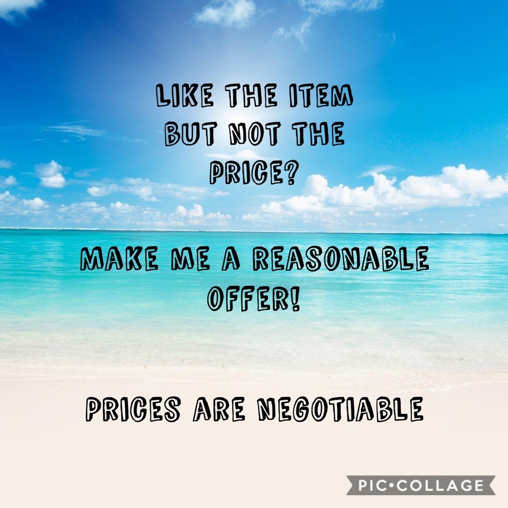 COPY - Open to reasonable offers!